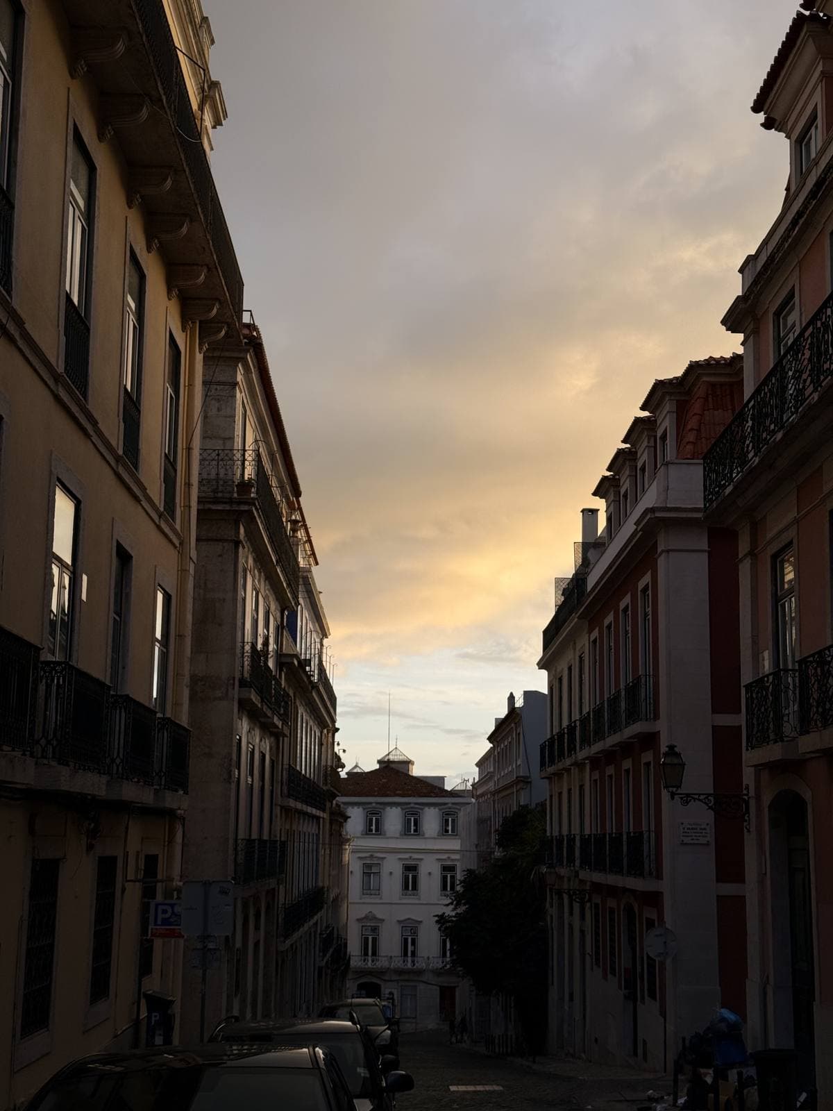 Storm Light Over the Emenda — Chiado, Lisbon · Fine Art Print