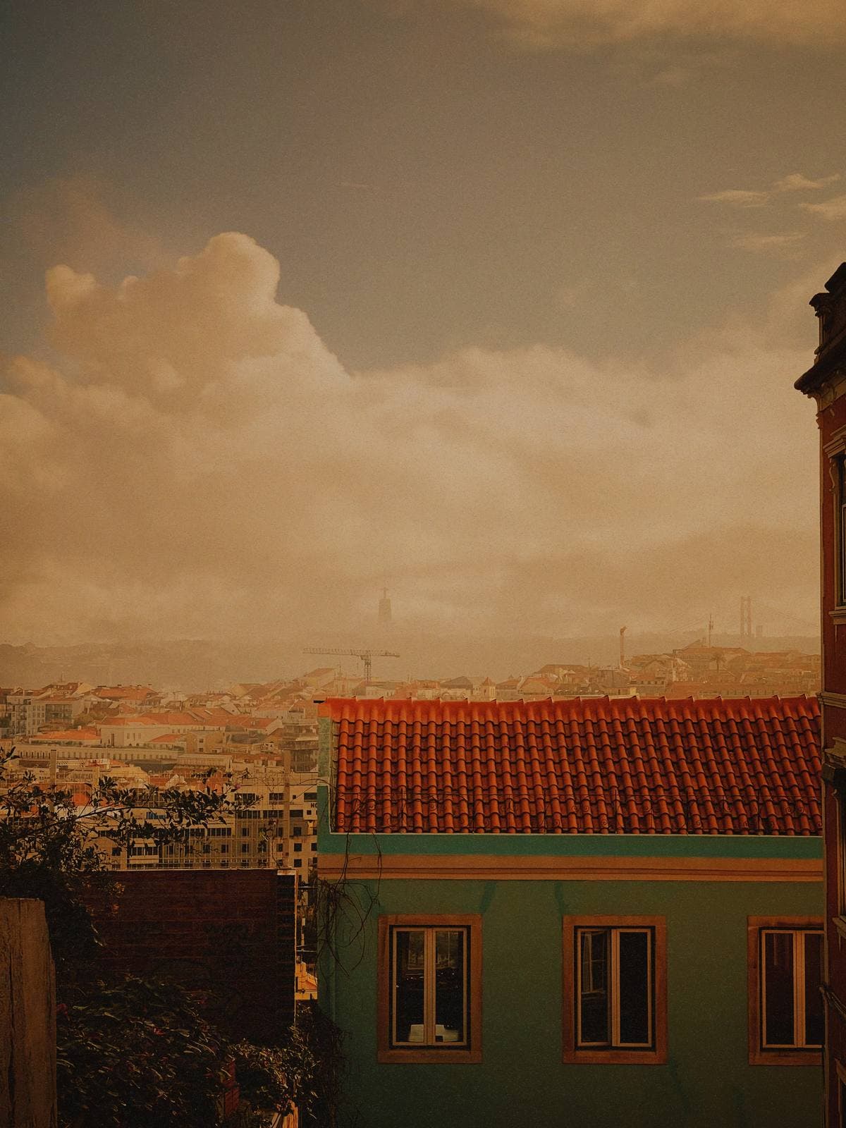 Rooftops Over the City — Graça, Lisbon · Fine Art Print