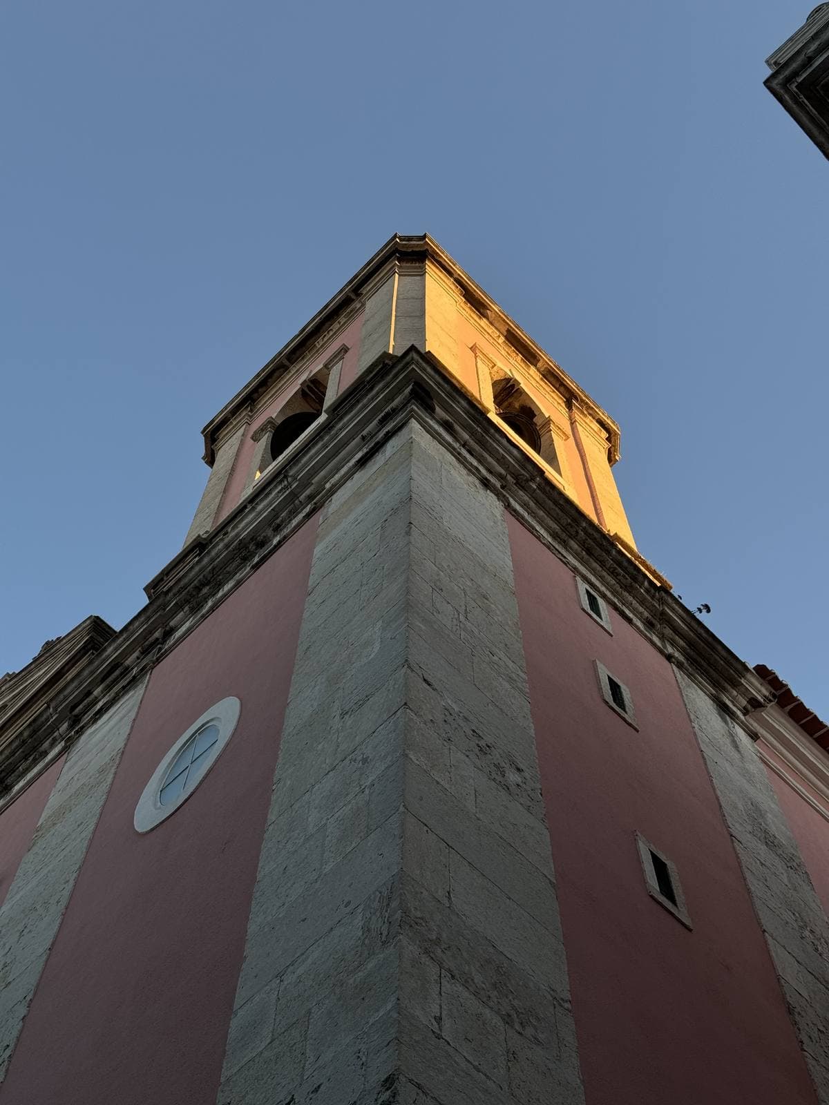 Church Tip, Dusk Pink — Mouraria, Lisbon · Fine Art Print